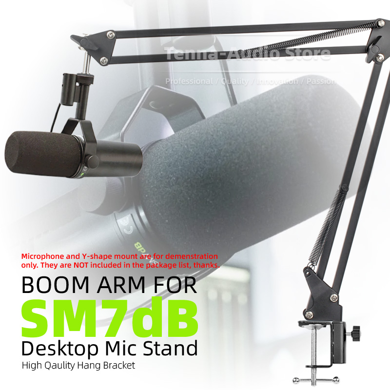 Shure Mic Sm7B - Uchwyt stołowy z ramieniem nożycowym kompatybilny