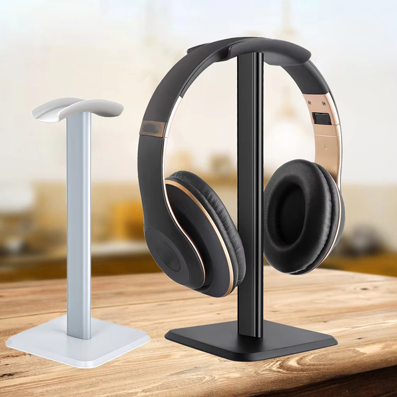 Headphone Stand Desk - Plastikowy Stojak na Słuchawki Biurkowy Przenośny