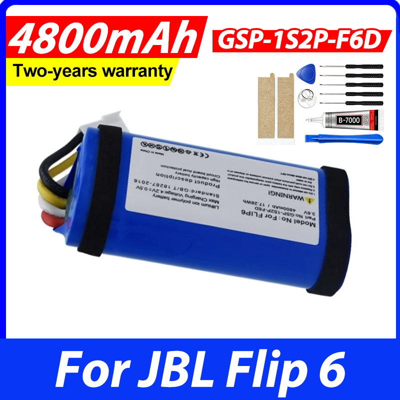 Jbl Speaker Flip 6 - Bateria 4800mAh do głośnika bezprzewodowego Bluetooth