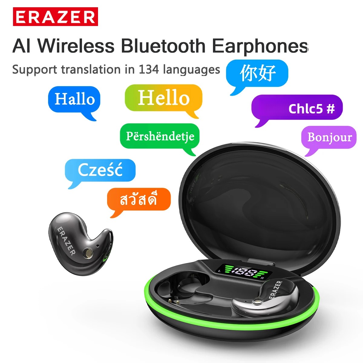 Wireless Earbuds Tws - Słuchawki douszne Bluetooth EARZER XF58 z