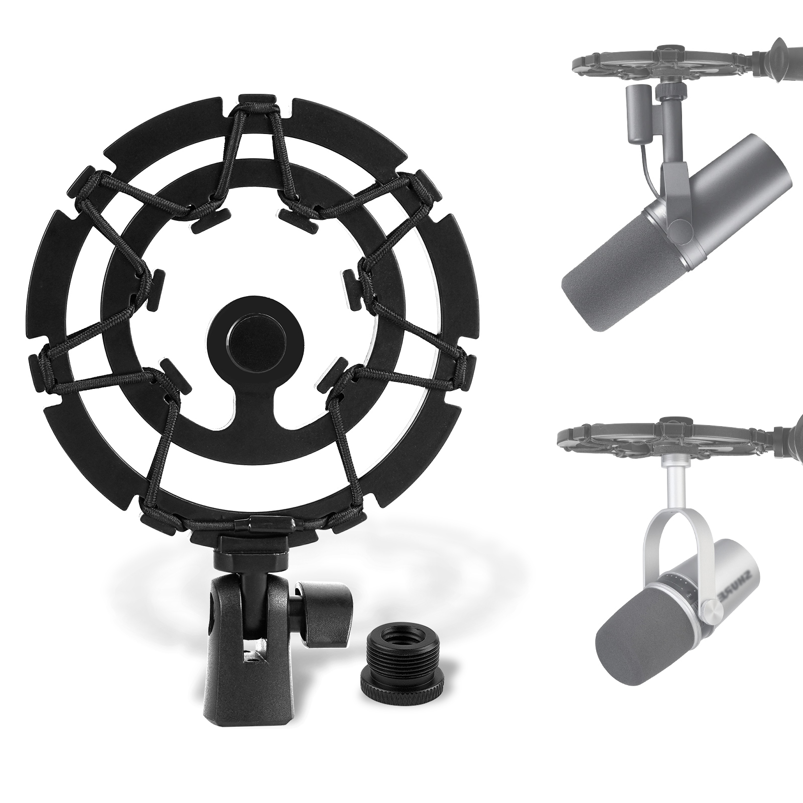 Shure Mic Sm7B - Uchwyt antywibracyjny do mikrofonu Geekria, amortyzator