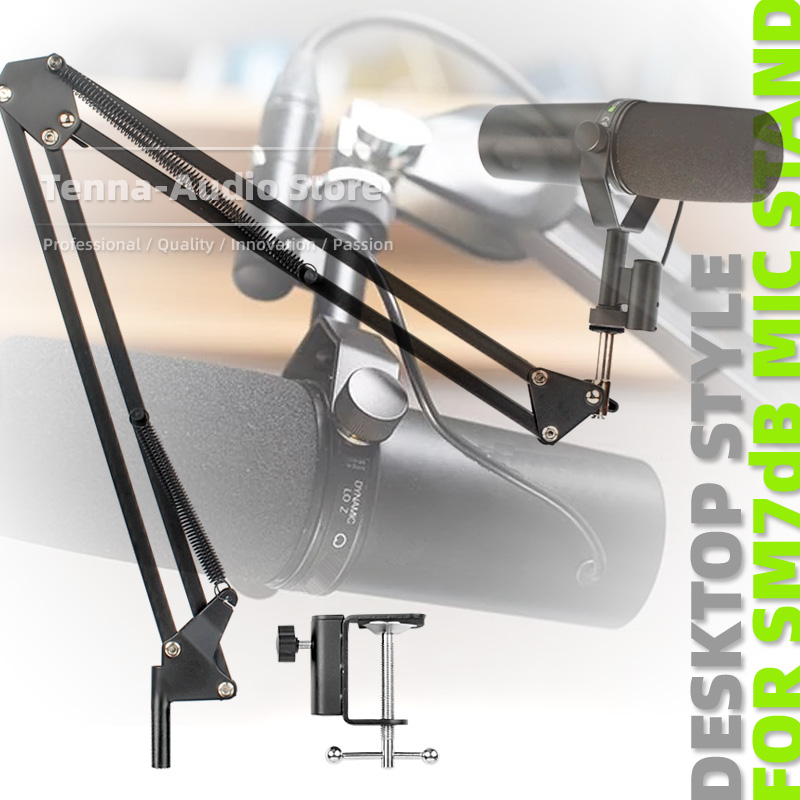 Uchwyt stołowy z ramieniem noż – Shure Mic Sm7B recenzja i cena