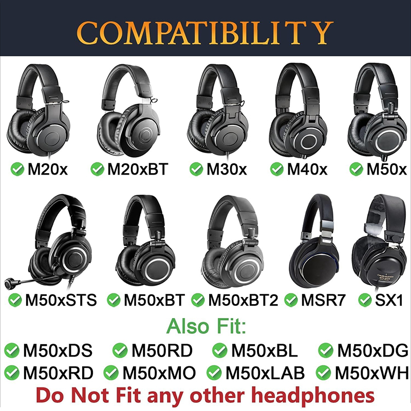 Wymienne nauszniki do słuchawe – Audio Technica Headphone Ath-M20X recenzja i cena