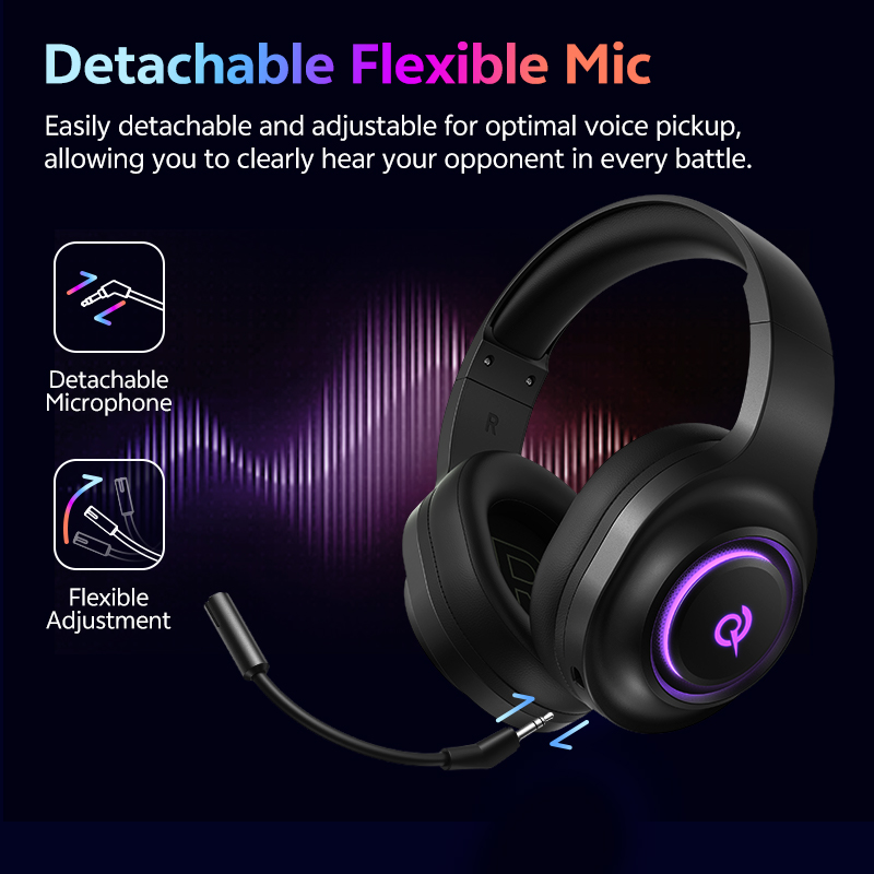 Słuchawki gamingowe QCY Heroad – Gaming Headset Rgb recenzja i cena