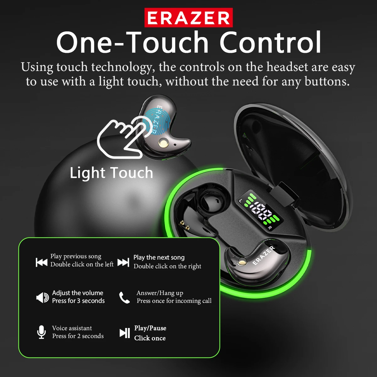 Słuchawki douszne Bluetooth EA – Wireless Earbuds Tws recenzja i cena