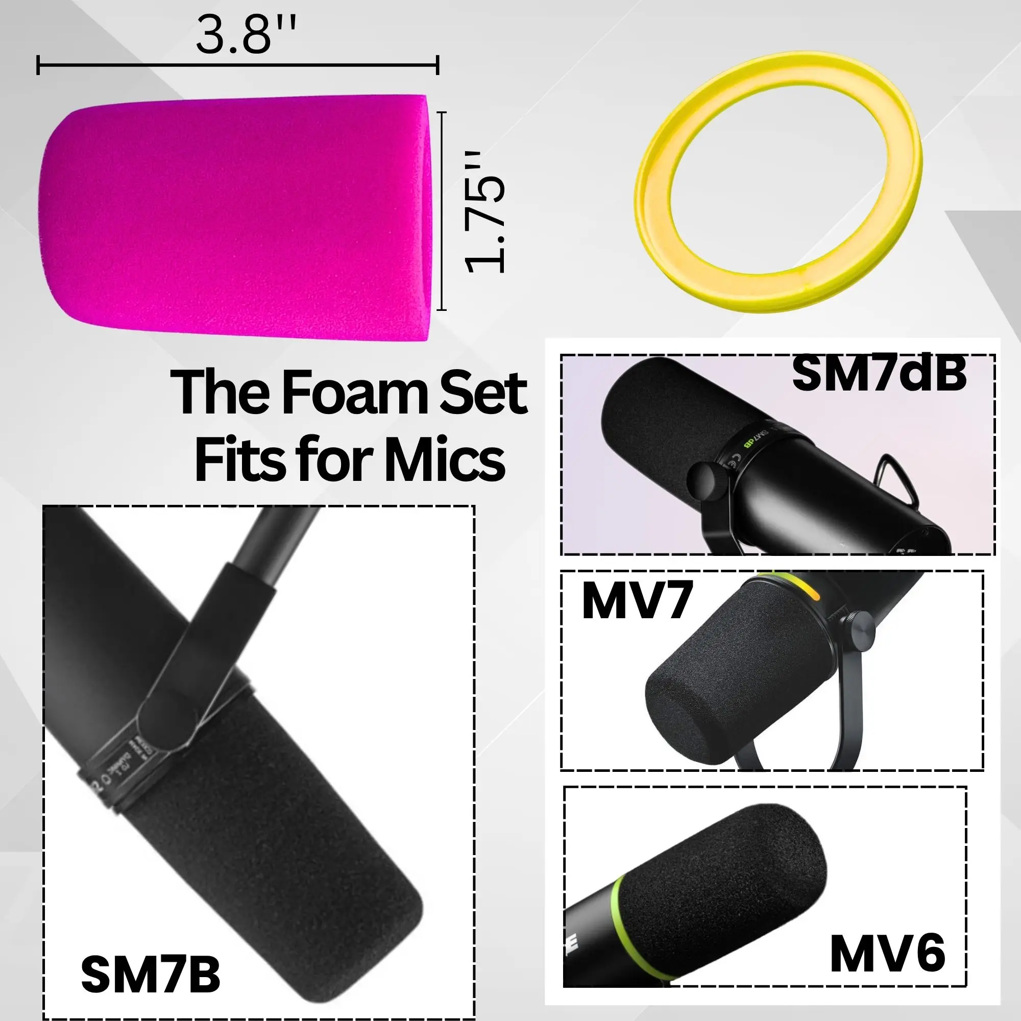 Osłona przeciwwietrzna i gąbka – Shure Mic Sm7B recenzja i cena