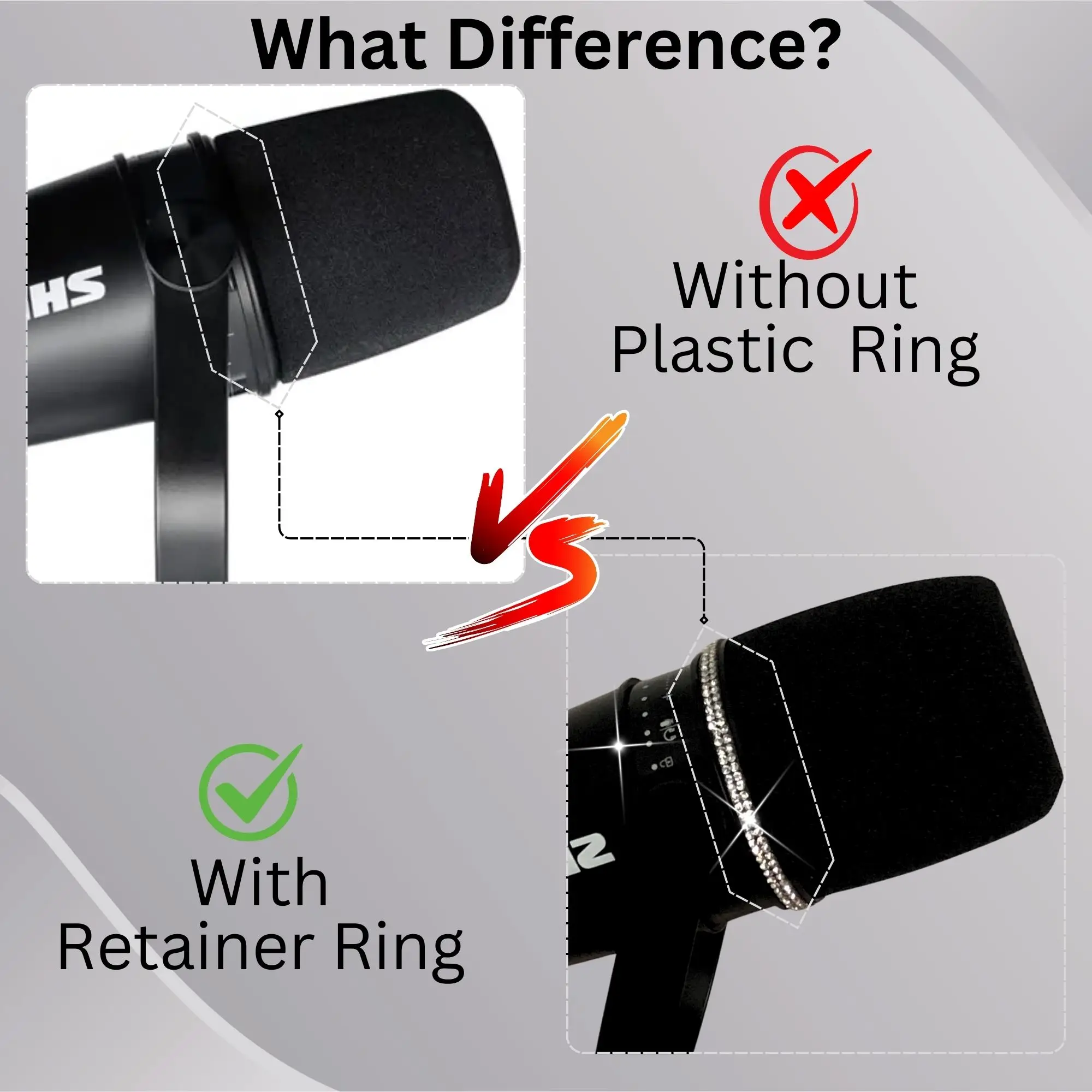 Sparkly MV7 Foam Pop Filter do – Shure Mic Sm7B recenzja i cena