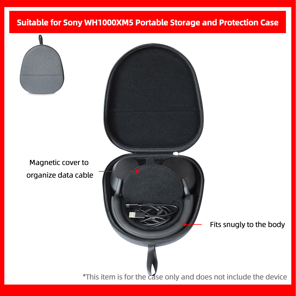 Twardy futerał ochronny odporn – Sony Headphone Wh-1000Xm5 recenzja i cena